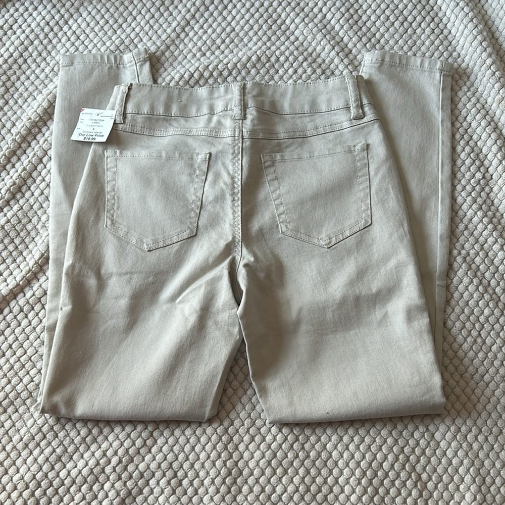 Blue Spice Cream High Rise Denim - Picture 4 of 5